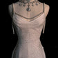 Stunning White Backless Mermaid Shiny Party Gown Wedding Dress, MD7991