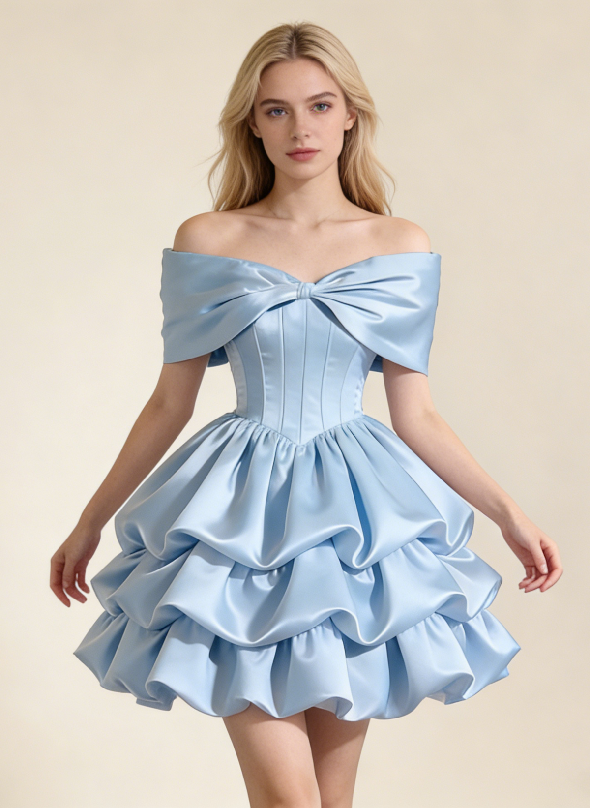 Robe de soirée courte plissée à bretelles spaghetti, tenue de soirée d'anniversaire, robe de cocktail D3339
