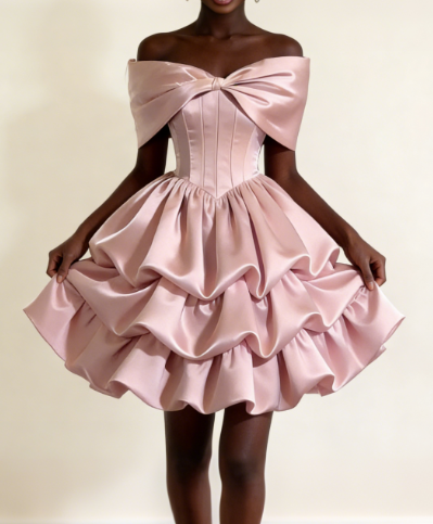 Beauty Homecoming-Kleid Spaghettiträger Plissee Kurzes Ballkleid Geburtstagsparty-Outfits Cocktailkleid D3339