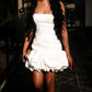 Retro Black Sparkling Sequin Halter Dress Design A-Line Tiered Party Dress Homecoming Dress D1625