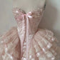Chic Homecoming Dress Sweetheart Bowknot Pearl Tulle Cascade Back to School Outfits Party Dress Birthday Outfits D7415