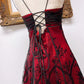 Chic Homecoming Dress Spaghetti Strap Lace Back to School Outfits Party Dress Birthday Dress D7413