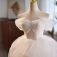 White Sweetheart Tulle Lace Short Prom Dress, White Homecoming Dress  MD7228