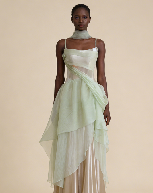 Popular Prom Dress Spaghetti Straps Pleated Tulle Birthday Party Dress   D3519