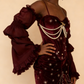 Prom Dress Dark Navy Spaghetti Straps Mermaid Layers Ruffles Sexy Evening Dress Birthday Outfits, D827