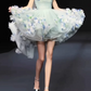 Charming Homecoming Dress Strapless Lace Applique Pleated Short Prom Dress Back to School Outfits Party Dress  D6017