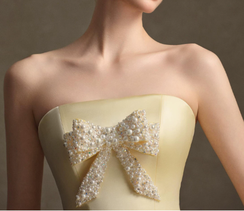 Charming Homecoming Dress Strapless Tulle Bowknot Pleated Short Prom Dress Back to School Outfits Party Dress  D6041