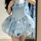 Vintage  Homecoming Dress Strapless Tulle Applique Short Pleated Prom Dress Back to School Outfits Party Dress  D6046