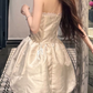 Shimmering Homecoming Dress Sweetheart Pleated Lace Short Prom Dress Back to School Outfits Party Dress  D6049