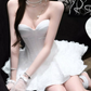Pretty Homecoming Dress  Sweetheart Lace Short Prom Dress Back to School Outfits Party Dress  D6052