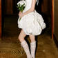 Pretty Homecoming Dress Sweetheart Hi-Lo Pleated Short Prom Dress Back to School Outfits Party Dress  D6053