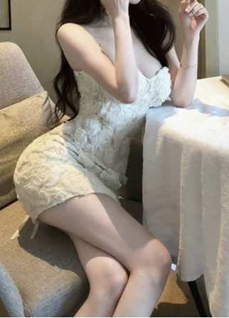 Erogenous Homecoming Dress Sweatheart Applique Short Prom Dress Back to School Outfits Party Dress  D6057
