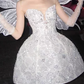 Shimmering Homecoming Dress Sweetheart Sequins Short Prom Dress Back to School Outfits Party Dress  D6060