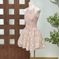 Cute Homecoming Dress Jewel Applique Short Prom Dress Back to School Outfits Party Dress  D6065