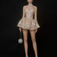 Chic Homecoming Dress Spaghetti Straps Sequins Pleated Short Prom Dress Back to School Outfits Party Dress  D6080
