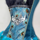 Chic Homecoming Dress Strapless Feather Embroidery Prom Dress Back to School Outfits Party Dress  D6117