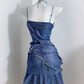Pretty Homecoming Dress Spaghetti Straps Sequins Prom Dress Back to School Outfits Party Dress  D6150