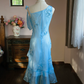 New Homecoming Dress Asymmetric Beading Tulle Prom Dress Back to School Outfits Party Dress  D6152
