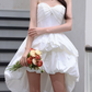 New Homecoming Dress Spaghetti Straps Hi-Lo Prom Dress Back to School Outfits Party Dress  D6154