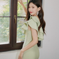 Fashionable Homecoming Dress Asymmetric Hugging Prom Dress Back to School Outfits Party Dress  D6165