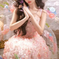 Cute Homecoming Dress Strapless Flowers Tulle Prom Dress Back to School Outfits Party Dress  D6173