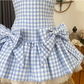 Simple Homecoming Dress Spaghetti Strap Bowknot Lace Prom Dress Back to School Outfits Party Dress  D6206