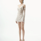 Pretty Homecoming Dress Strapless Sequin Prom Dress Back to School Outfits Party Dress  D6200