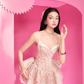 Cute Homecoming Dress Spaghetti Strap Tulle Bowknot Prom Dress Back to School Outfits Party Dress  D6203