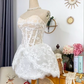 Elegant Homecoming Dress Sweetheart Lace Prom Dress Back to School Outfits Party Dress  D6204