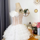 Chic Homecoming Dress Sweetheart Lace Cascade Prom Dress Back to School Outfits Party Dress  D6207