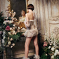 New Homecoming Dress Sweetheart Lace Prom Dress Back to School Outfits Party Dress  D6213