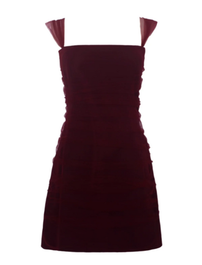 Simple Homecoming Dress Spaghetti Strap Hugging Prom Dress Back to School Outfits Party Dress  D6215