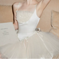 Simple Homecoming Dress Spaghetti Strap Lace Prom Dress Back to School Outfits Party Dress  D6216