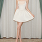 Simple Homecoming Dress Spaghetti Strap Lace Prom Dress Back to School Outfits Party Dress  D6216