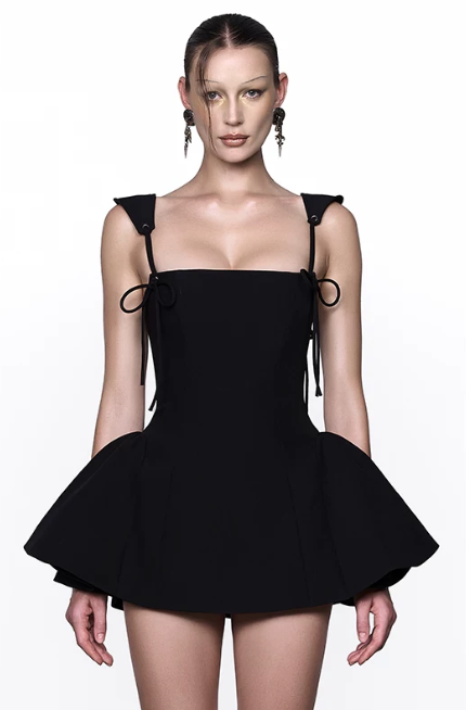 Simple Homecoming Dress Spaghetti Strap Pleated Prom Dress Back to School Outfits Party Dress  D6219