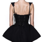 Simple Homecoming Dress Spaghetti Strap Pleated Prom Dress Back to School Outfits Party Dress  D6219
