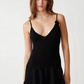 Chic Homecoming Dress V Neck Flouncing Prom Dress Back to School Outfits Party Dress  D6230
