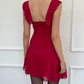 Charming Homecoming Dress Square Prom Dress Back to School Outfits Party Dress  D6231