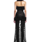Charming Homecoming Dress Strapless Lace Hi-Lo Prom Dress Back to School Outfits Party Dress  D6232