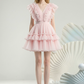 Sweet Homecoming Dress V Neck Lace Cascade Prom Dress Back to School Outfits Party Dress  D6239