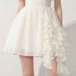 Sweet Homecoming Dress Spaghetti Strap Butterfly Cascade Prom Dress Back to School Outfits Party Dress  D6240