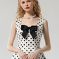 Elegant Homecoming Dress Square Bowknot Prom Dress Back to School Outfits Party Dress  D6241