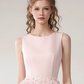 Elegant Homecoming Dress Jewel Flower Beaded Prom Dress Back to School Outfits Party Dress  D6242