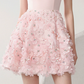 Elegant Homecoming Dress Jewel Flower Beaded Prom Dress Back to School Outfits Party Dress  D6242