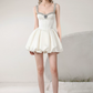 Elegant Homecoming Dress Spaghetti Strap Rinestone Pleated Prom Dress Back to School Outfits Party Dress  D6244