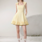 Sweet Homecoming Dress Square Butterfly Flower Prom Dress Back to School Outfits Party Dress  D6249