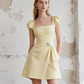 Sweet Homecoming Dress Square Rinestone Pleated Prom Dress Back to School Outfits Party Dress  D6251
