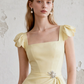 Sweet Homecoming Dress Square Rinestone Pleated Prom Dress Back to School Outfits Party Dress  D6251