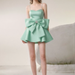 Stunning Homecoming Dress Spaghetti Strap Bowknot Rinestone Prom Dress Back to School Outfits Party Dress  D6253
