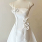Elegant Homecoming Dress Spaghetti Strap Prom Dress Back to School Outfits Party Dress  D6266